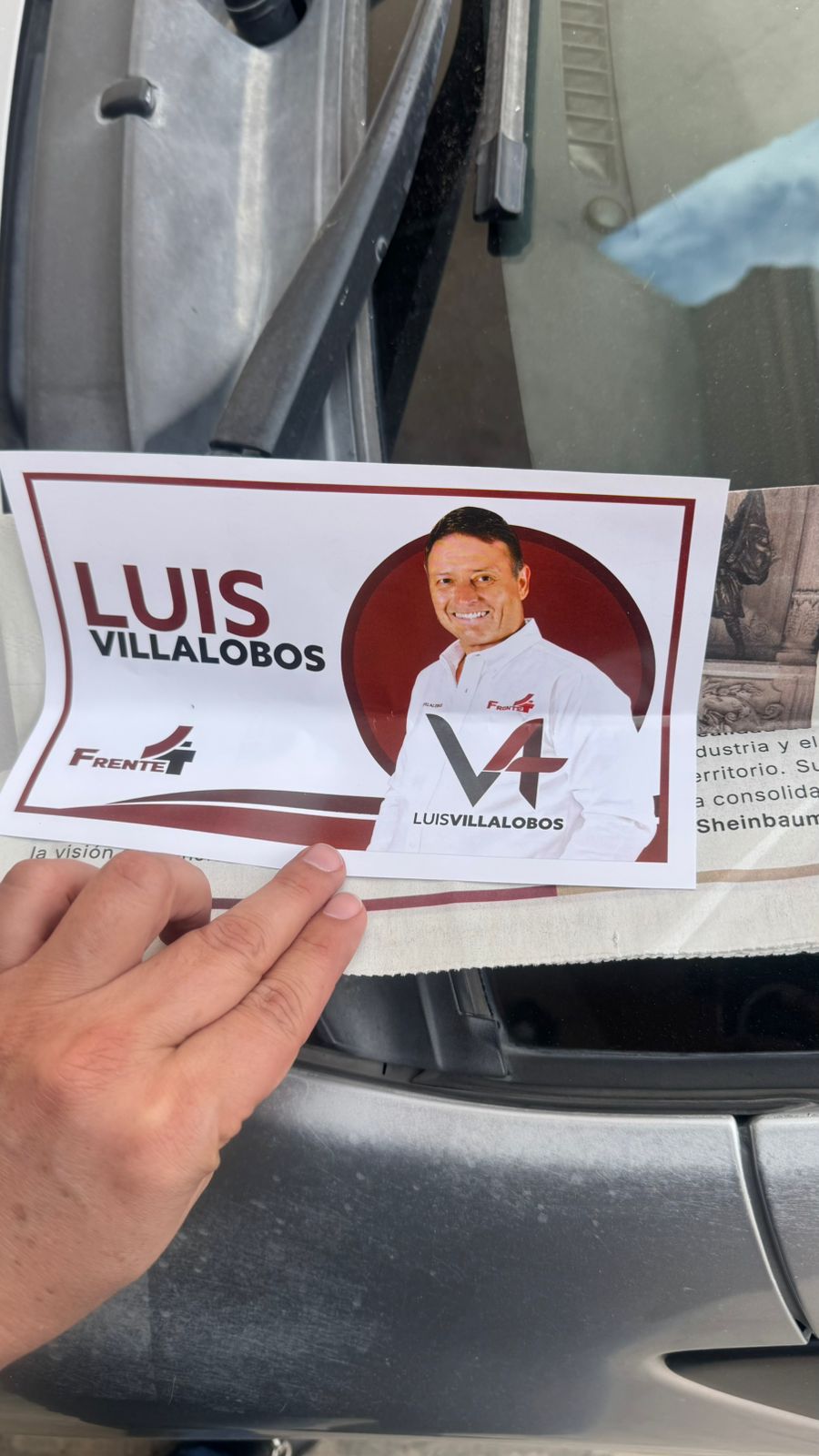 ¡MADRUGUETE EN DELICIAS! ???? Luis Villalobos inunda la ciudad con propaganda; busca la alcaldía por Morena