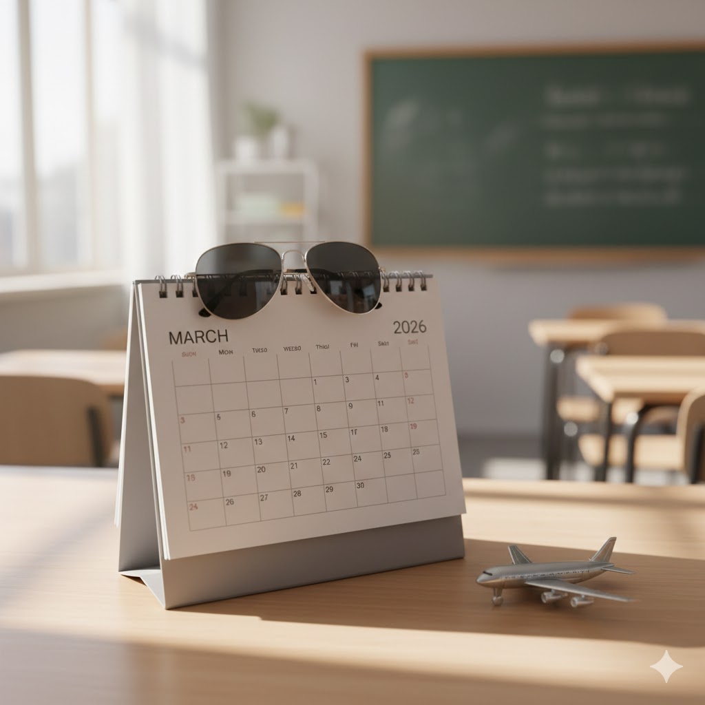 Calendario Escolar 2026: ¿Cuándo es el primer Megapuente de marzo y quiénes descansan en Chihuahua?