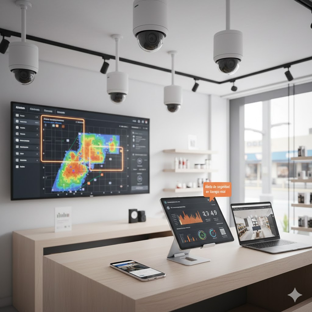 Sistemas de videovigilancia IP con IA para locales comerciales en Juárez