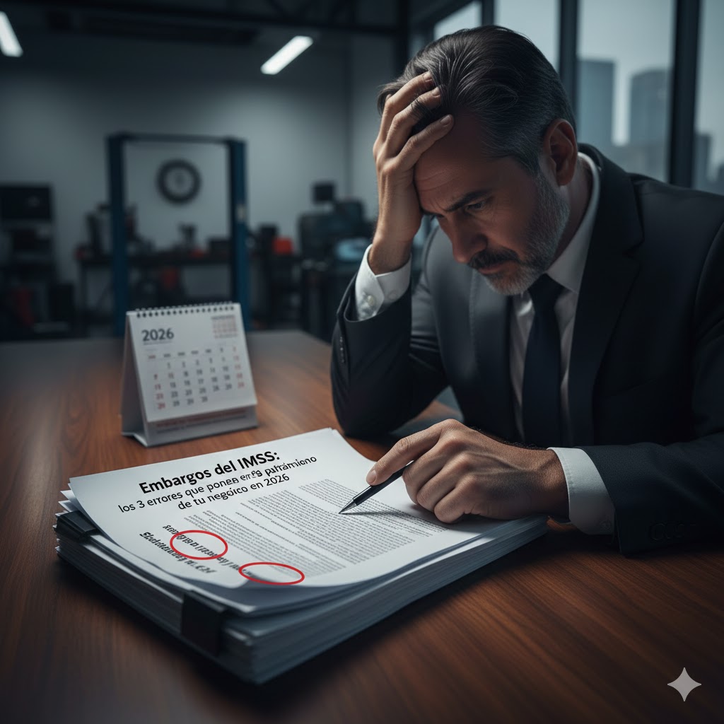 Embargos del IMSS: los 3 errores que ponen en riesgo el patrimonio de tu negocio en 2026