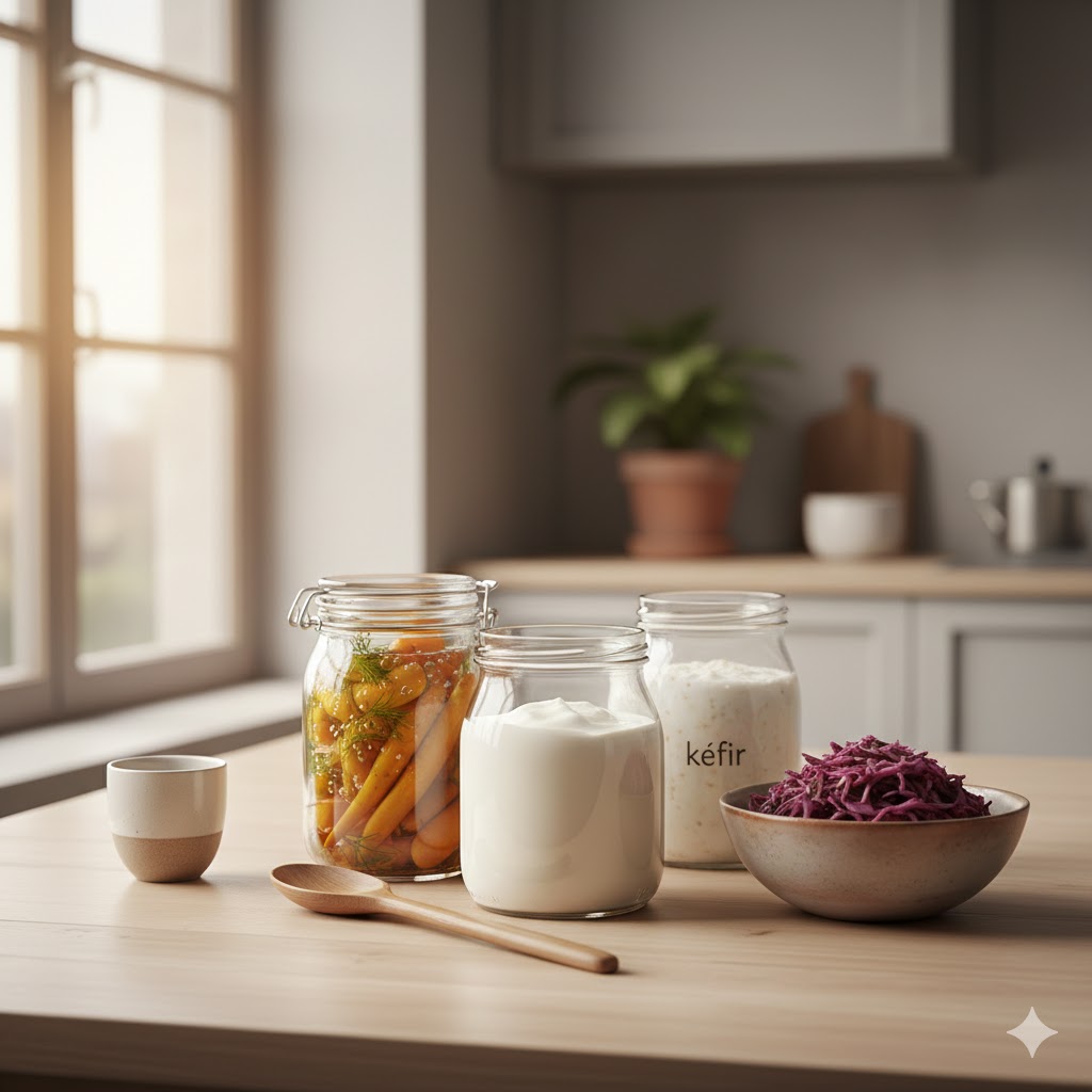 El poder de los probióticos y los alimentos fermentados