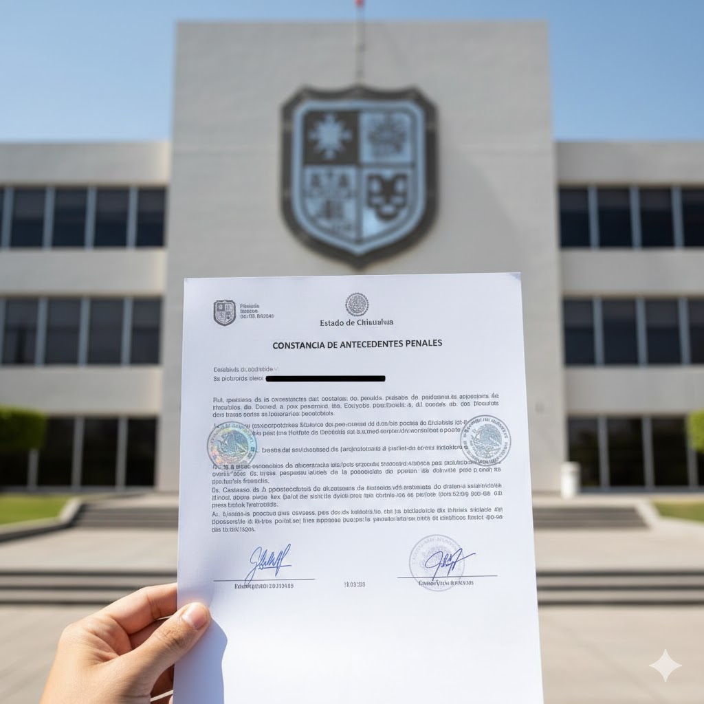 Constancia de Antecedentes Penales Chihuahua 2026: Trámite en línea y costos