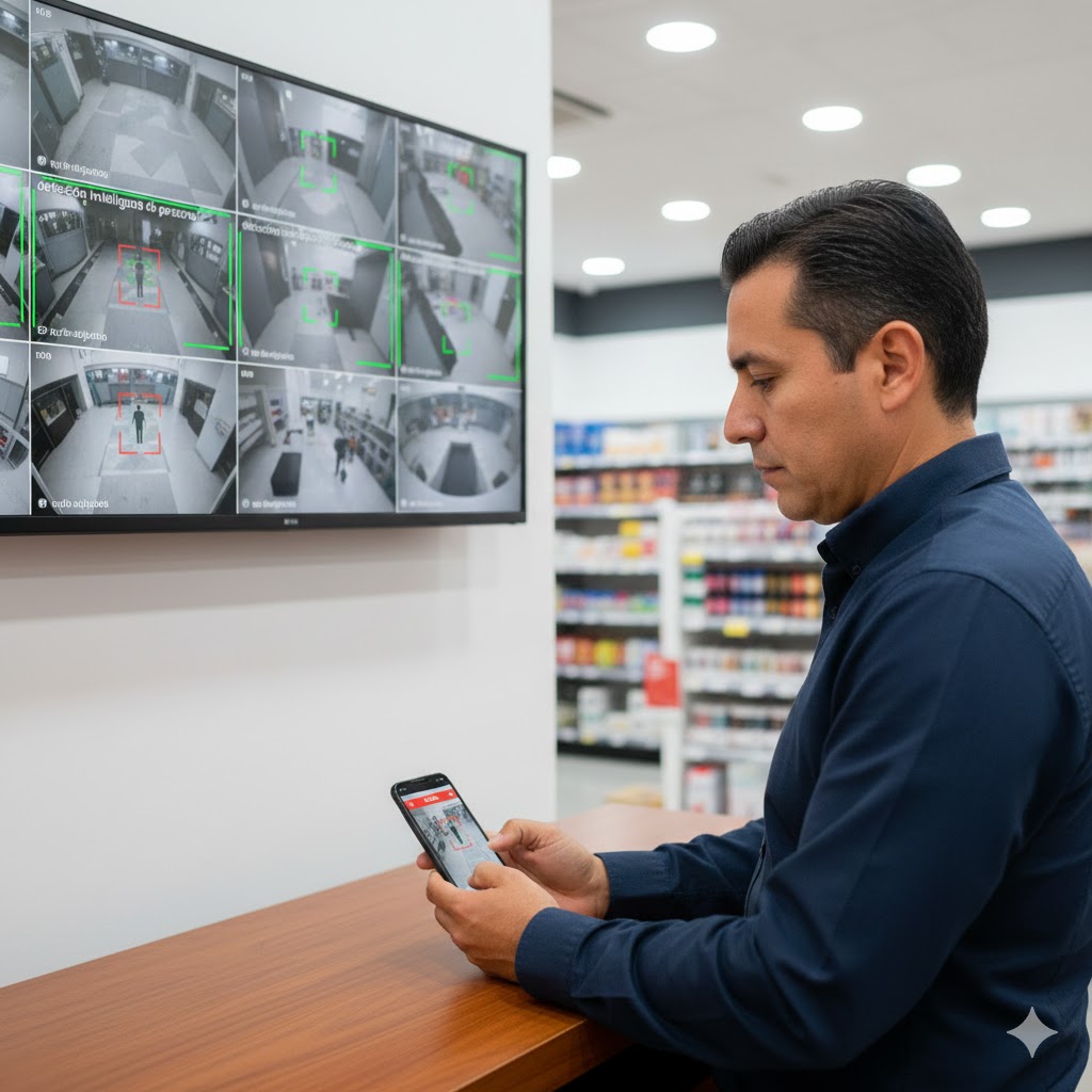 Sistemas de videovigilancia IP con IA para locales comerciales en Juárez y Chihuahua