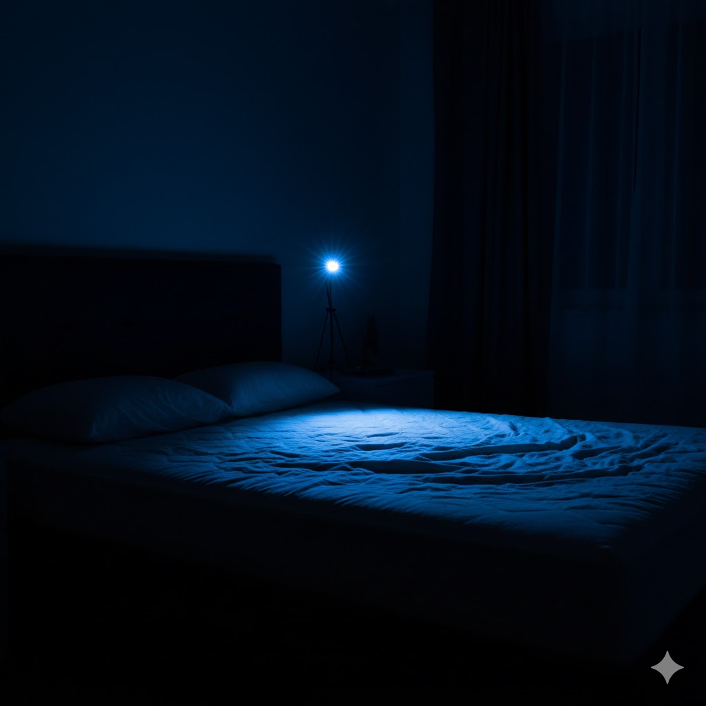 Cómo la luz azul afecta tu melatonina por la noche