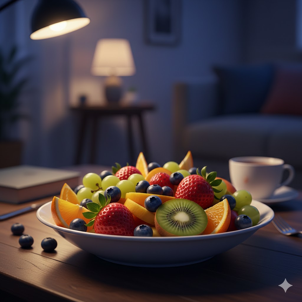 ¿Es malo cenar fruta? Lo que pasa con la insulina por la noche