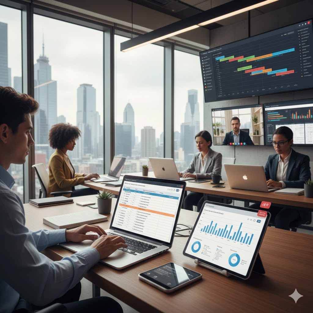 Softwares de gestión de proyectos para equipos remotos: Monday vs. Asana
