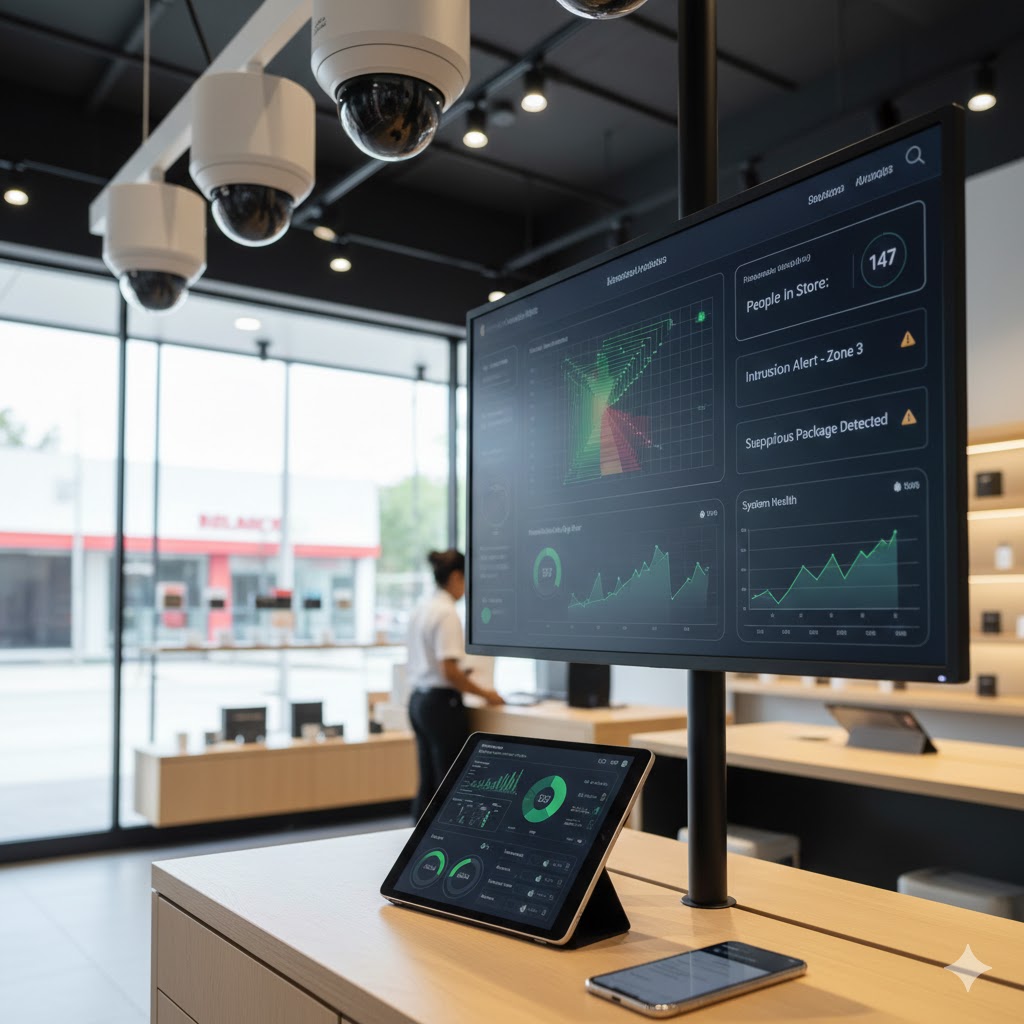 Sistemas de videovigilancia IP con IA para locales comerciales en Chihuahua