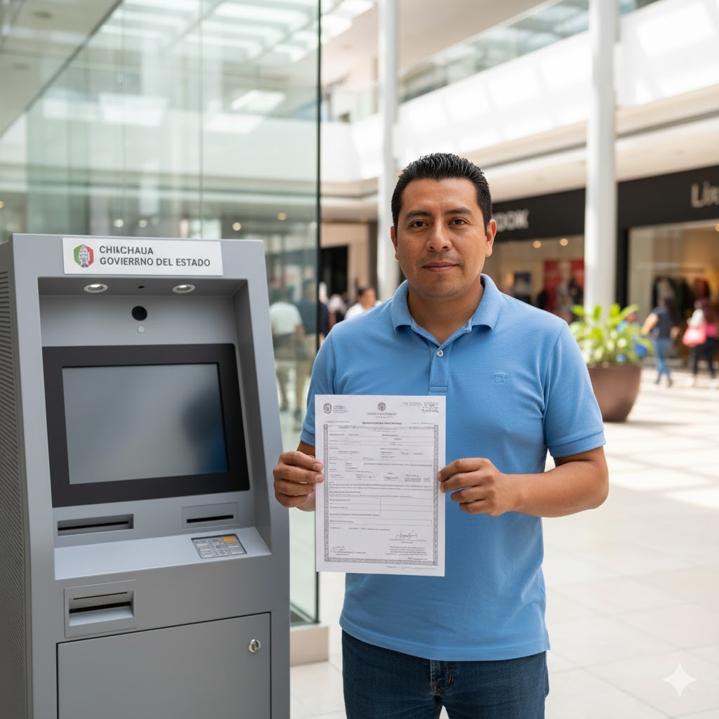 Actas de Nacimiento en Chihuahua 2026: Costos en Cajeros, Línea y Kioscos