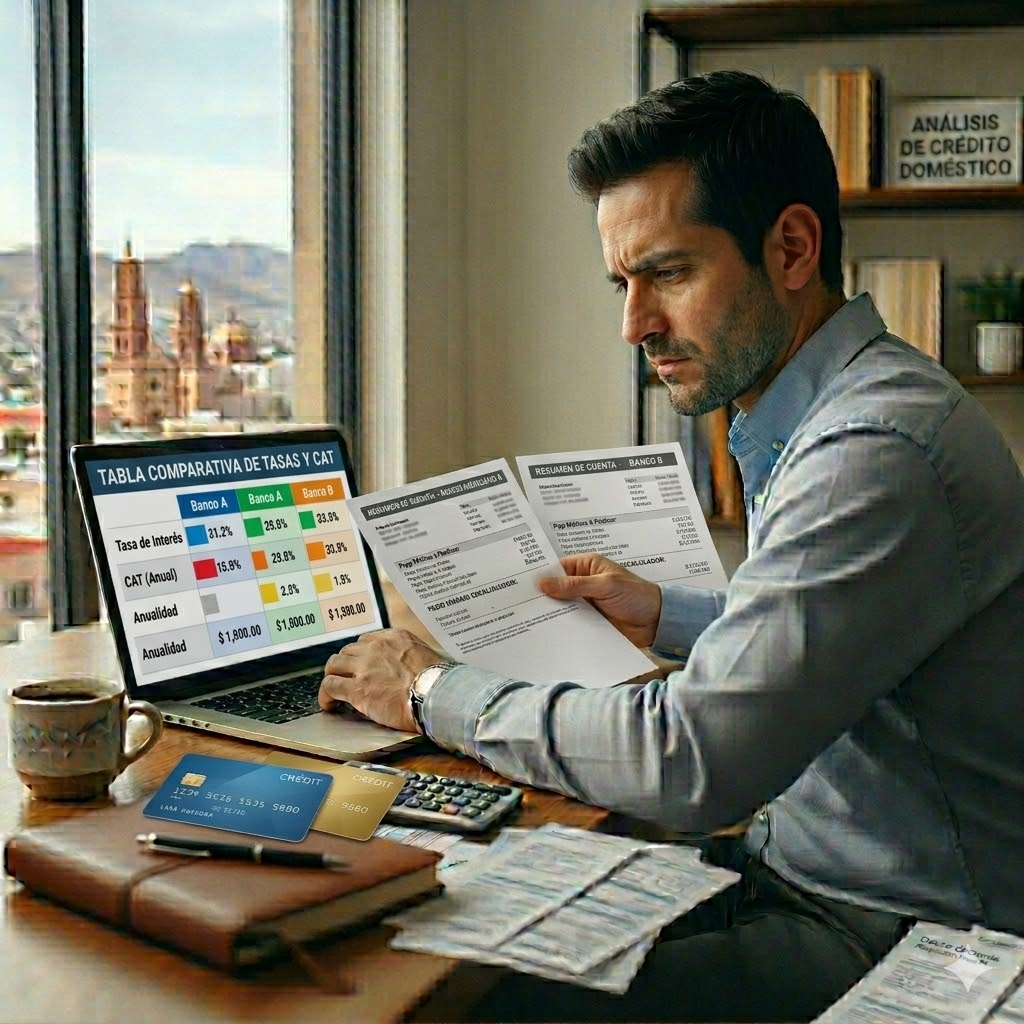 CAT tarjeta 2026: qué significa y cómo compararlo antes de elegir Comparación de CAT tarjeta 2026 entre diferentes opciones bancarias en México
