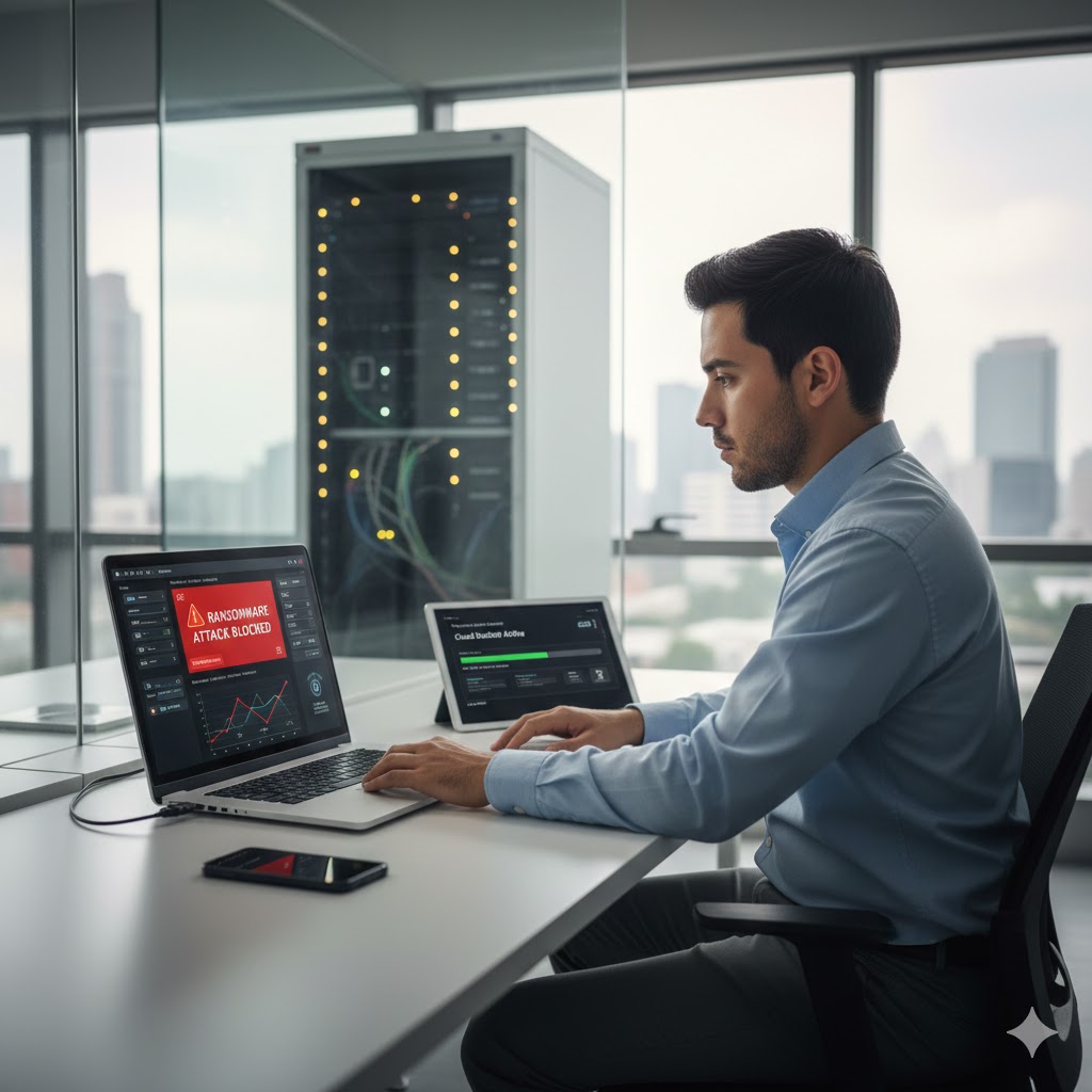 Ciberseguridad empresarial: Guía para evitar ataques de Ransomware en 2026