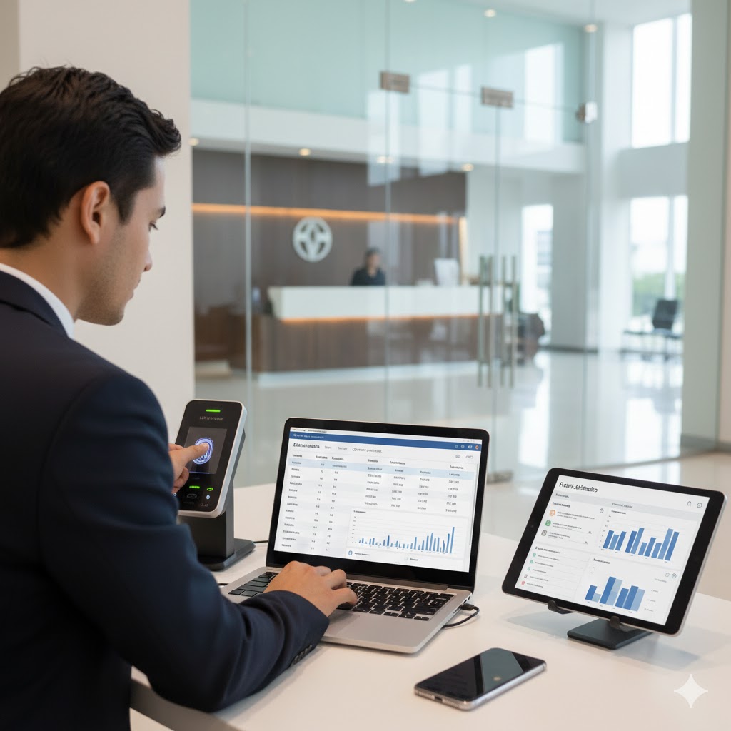 Software de control de asistencia 2026: Relojes checadores con biométricos