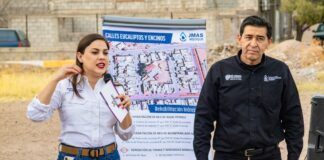 Gobierno de Meoqui y JMAS anuncian pavimentación de las calles Eucalipto y Encinos