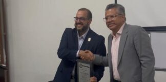 Magistrado Francisco Javier Acosta Molina participa en sesión académica del Colegio de Abogados de Delicias