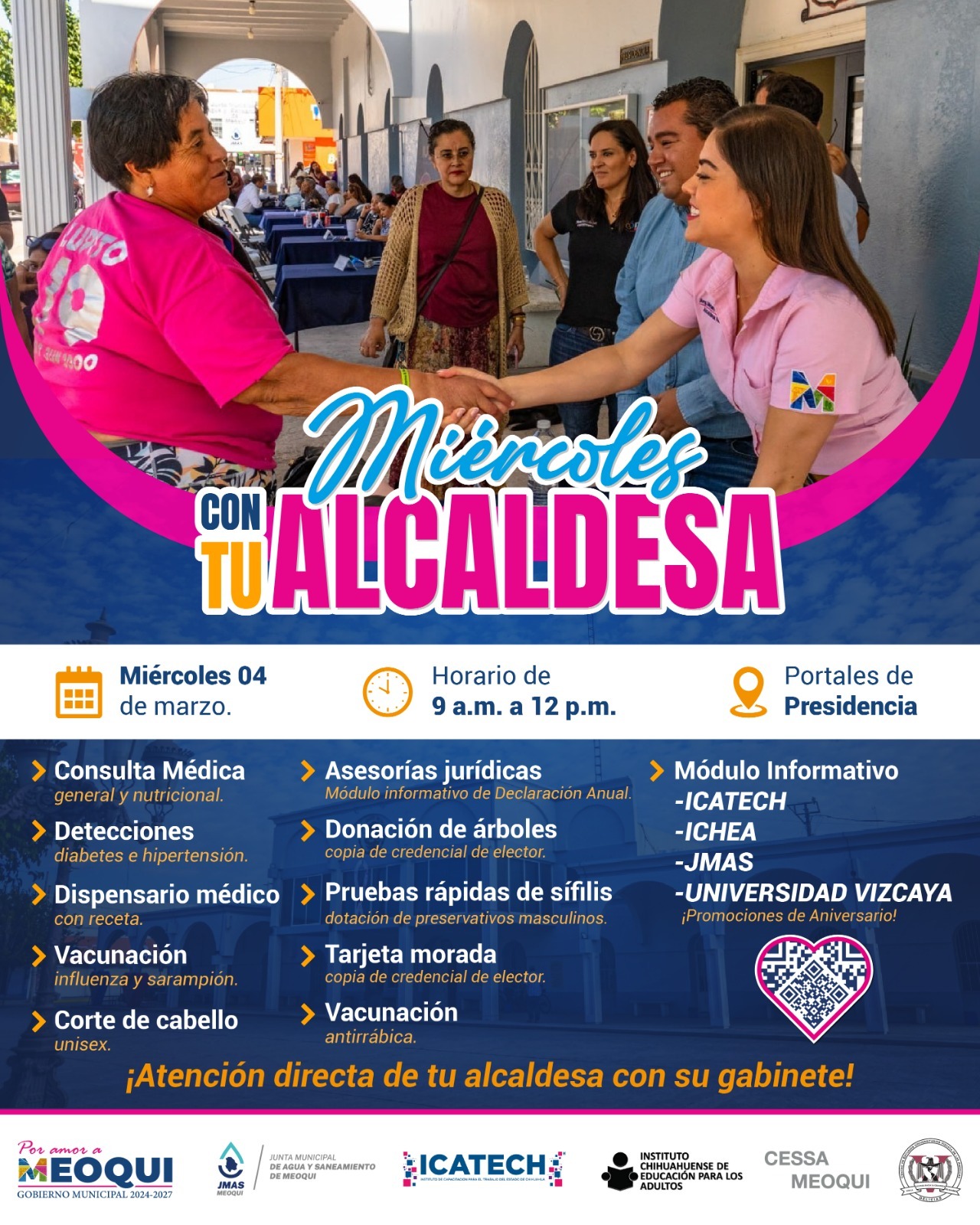 Atenderá Miriam Soto a las familias meoquenses sin previa cita en “Miércoles con tu Alcaldesa”