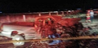 ¡FATAL ENCUENTRO! Choque frontal deja una persona sin vida en la avenida principal