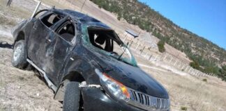DOBLE TRAGEDIA: Mueren padre e hija en volcadura; viajaban a Chihuahua tras disparo de otro hijo