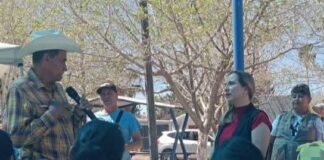 Rocío Beltrán del Río encabeza asamblea informativa en la colonia Abraham González