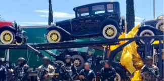 ATRACO DE PELÍCULA: se llevan “madrina” de autos clásicos y la recuperan autoridades