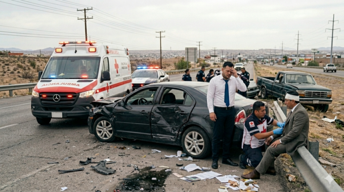 seguro de auto México 2026 accidente automovilístico en carretera