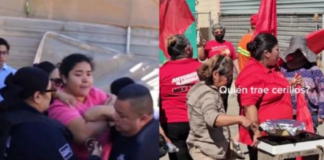 Operativo de desalojo terminó en taquiza, pero con cuatro detenidos