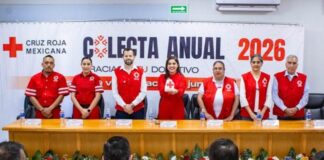 Arrancan autoridades en Meoqui la colecta anual de Cruz Roja