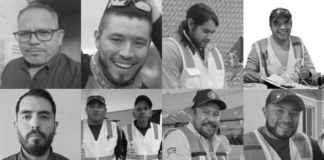 Rinden minuto de aplausos en honor a mineros asesinados