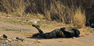 ESCENA DE TERROR: Hallan cuerpo calcinado y maniatado detrás de la planta Interceramic en Chihuahua