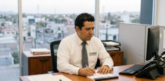 Problemas con el SAT 2026: qué pasa si no declaras, depósitos, multas, embargo y cómo evitarlo problemas con el SAT 2026 persona revisando situación fiscal en laptop México