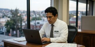 Multa SAT revisión electrónica 2026: sanciones reales si el SAT detecta inconsistencias multa SAT revisión electrónica 2026 notificación fiscal en laptop