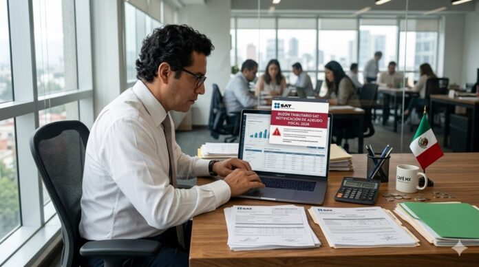 embargo de cuentas SAT 2026 revisión de crédito fiscal y notificación tributaria