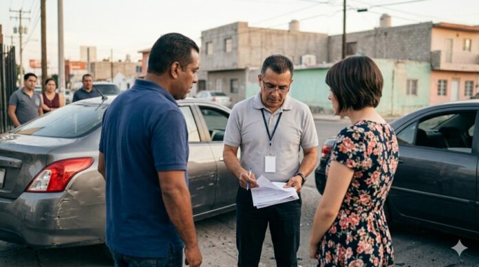 cuánto paga seguro por muerte accidente México 2026 ajustador revisando documentos