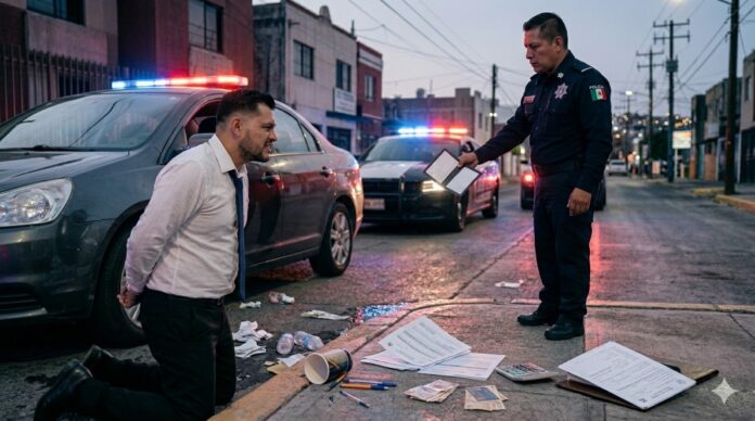 manejar sin licencia México 2026 multas consecuencias cuánto pagas policía