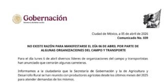 POSTURA OFICIAL!: Gobierno Federal afirma que «no hay motivos» para el Megaparo de este lunes
