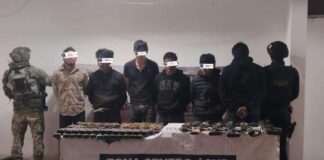 ¡GOLPE AL NARCO!: Cae «El Larry», presunto jefe de plaza, junto a 5 sujetos armados
