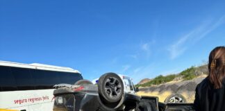 ¡MILAGRO EN LA CARRETERA!: Se vuelca familia en la Delicias-Chihuahua; revelan estado de salud de un bebé de 5 meses tras el fuerte impacto